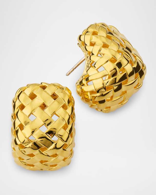 Woven Hoop Earrings